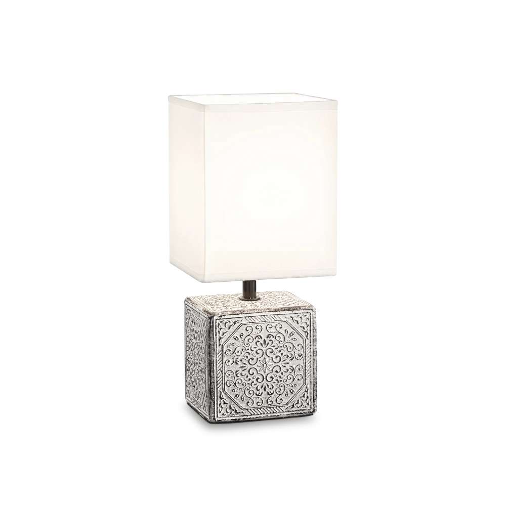Настолна лампа Ideal Lux Kali'-1 TL1 245348 E14 бяла - основен изглед