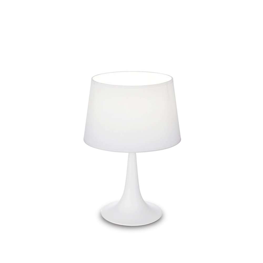Настолна лампа Ideal Lux London TL1 110530 E27 Ø23.5 см бяла