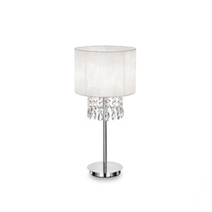 Настолна лампа Ideal Lux Opera TL1 068305 с бял абажур