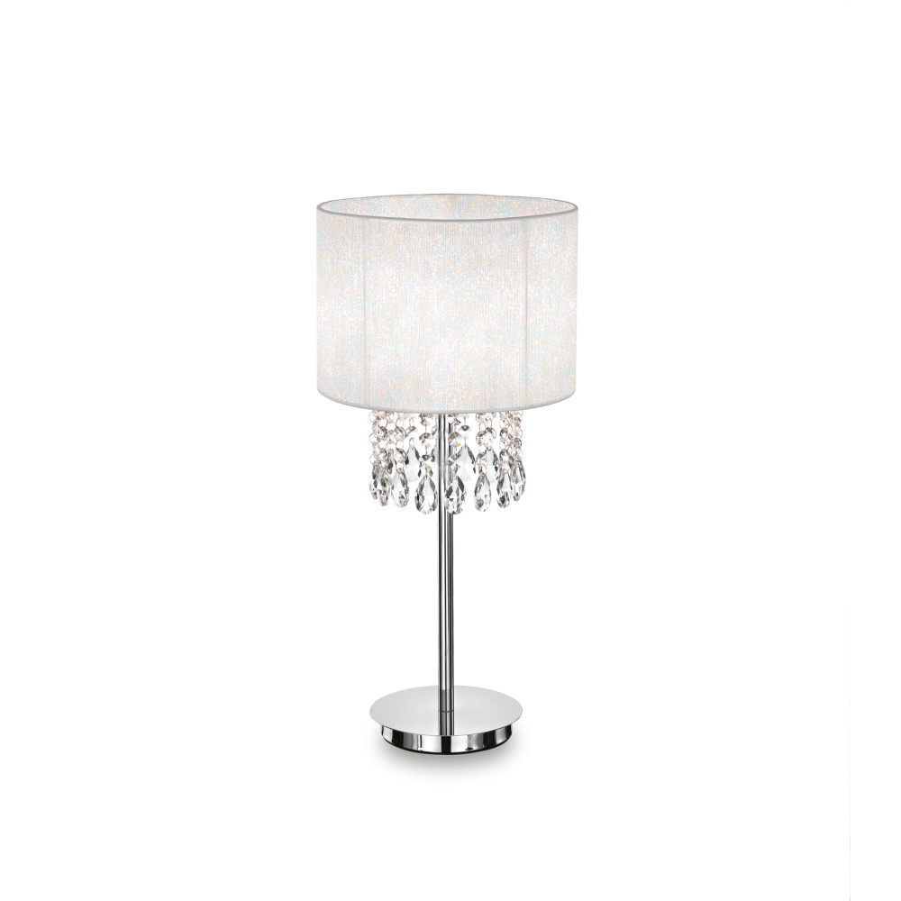Настолна лампа Ideal Lux Opera TL1 068305 с бял абажур