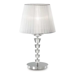 Настолна лампа Ideal Lux Pegaso TL1 Big 059259 1хE27 Ø30 см хром - продуктова снимка