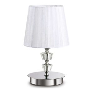 Настолна лампа Ideal Lux Pegaso TL1 Small 059266 1хE14 Ø18 см хром - продуктова снимка