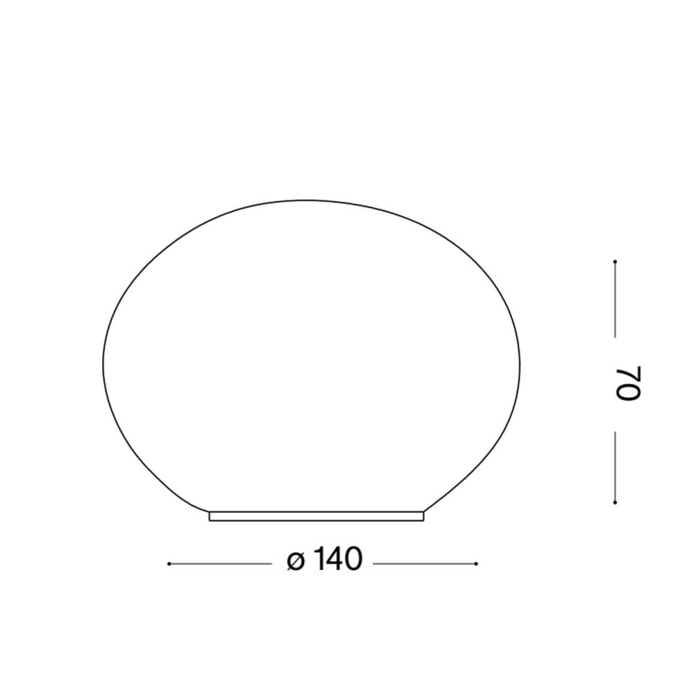 Ideal Lux Smarties TL1 D14 032078 - схема с размери