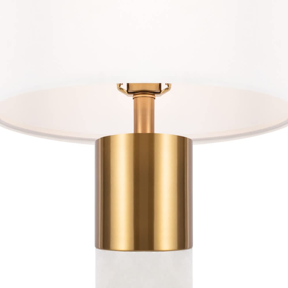 Maytoni Bianco Z030TL-01BS - детайл на алабастъра и металните части