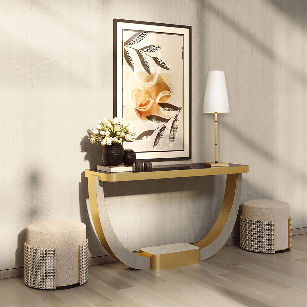 Maytoni Zaragoza H001TL-01BS - интериор с настолната лампа