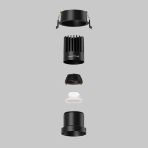 Оптична леща Maytoni Dip Lens003D45-15W 36°, място на лещата в DL118