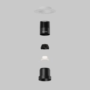 Оптична леща Maytoni Dip Lens003D35-10W 36°, място на лещата в DL119