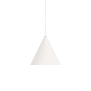 Бял метален пендел Ideal Lux A-line SP1 D13 232690 с конусовиден абажур