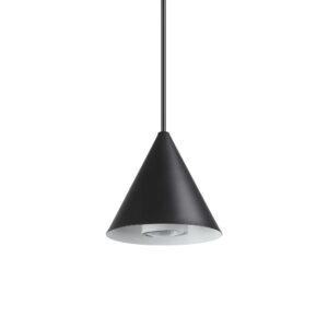 Черен метален пендел Ideal Lux A-line SP1 D13 232713 с конусовиден абажур