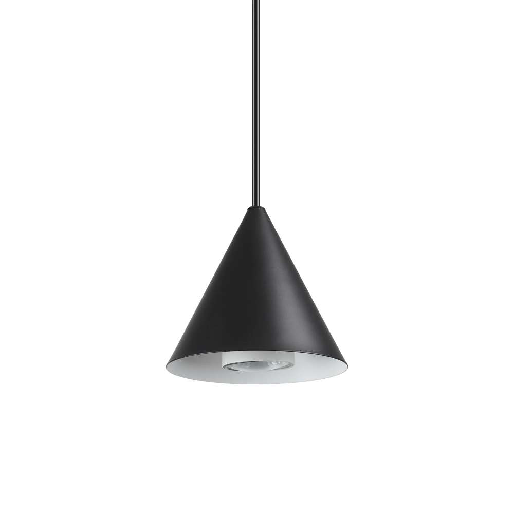 Черен метален пендел Ideal Lux A-line SP1 D13 232713 с конусовиден абажур