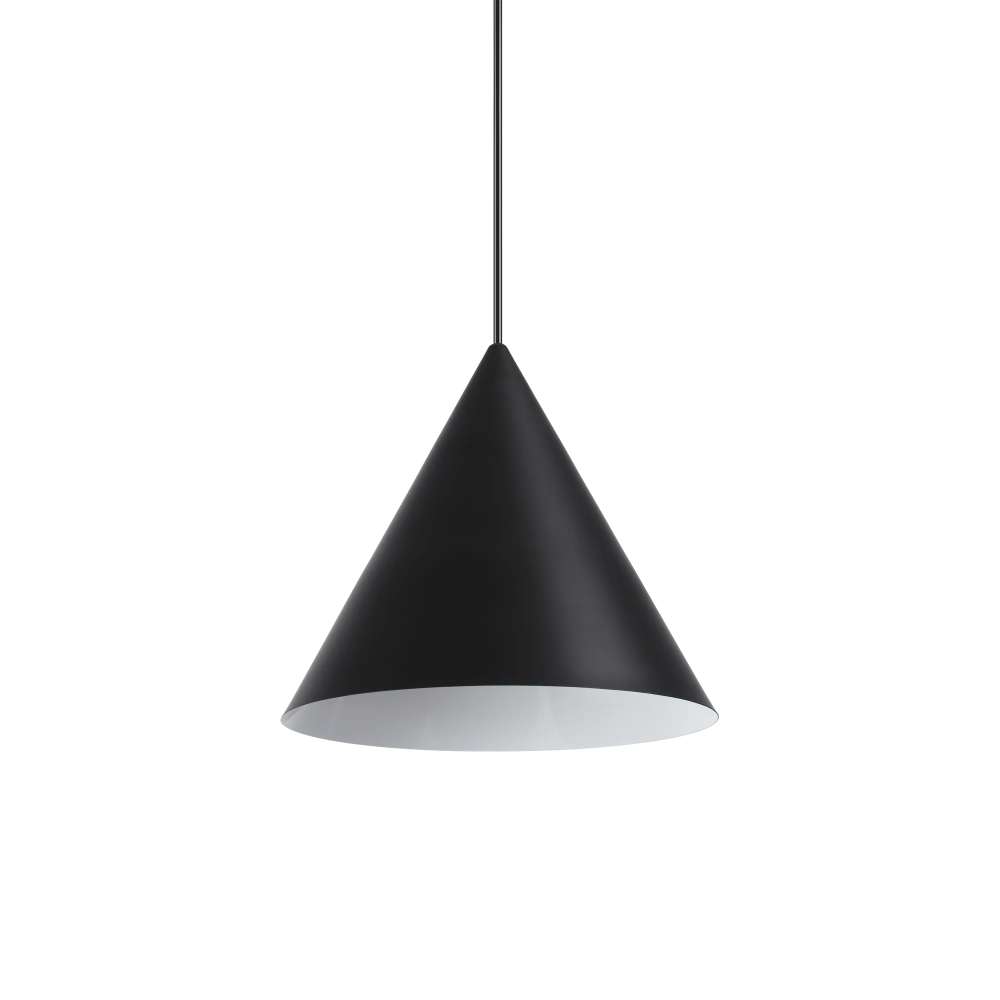 Черен метален пендел Ideal Lux A-line SP1 D30 232744 с конусовиден абажур