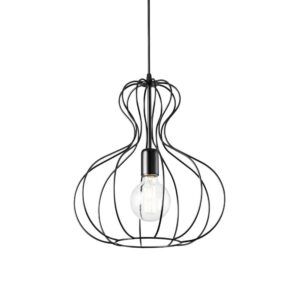 Пендел Ideal Lux Ampolla-1 SP1 148502 в цвят черен - общ изглед