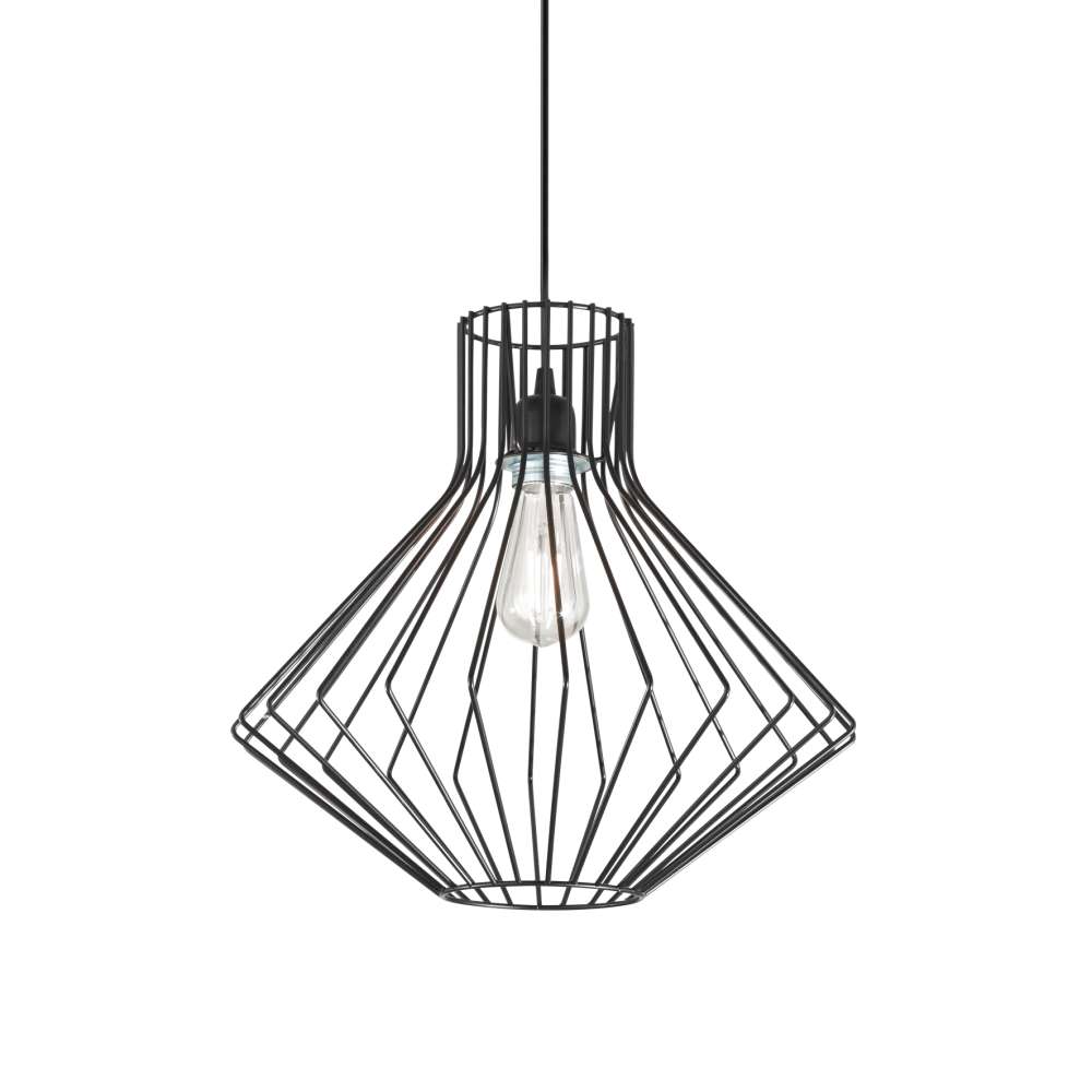 Пендел Ideal Lux Ampolla-4 SP1 167497 в цвят черен - общ изглед