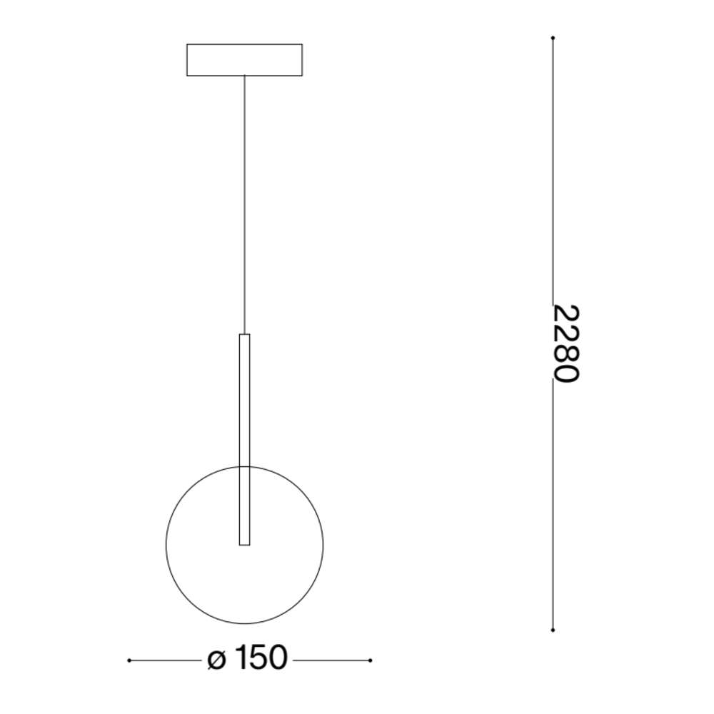 Схема с размери на Ideal Lux Equinoxe SP01 D15 277370