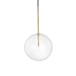 Пендел Ideal Lux Equinoxe SP01 D25 277394 - месингово покритие и прозрачно стъкло