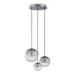 Пендел Ideal Lux Equinoxe SP03 364834 - хромирано тяло и опушено стъкло