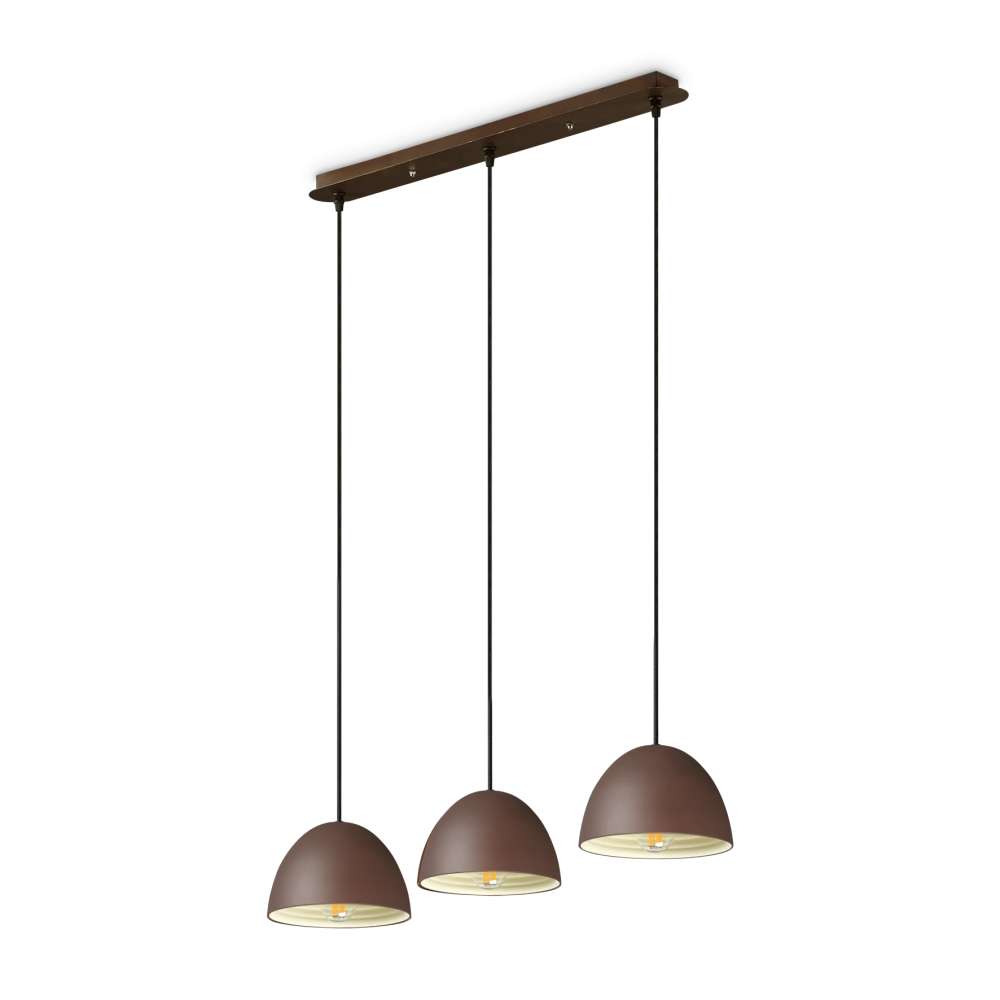 Ideal Lux Folk SP3 174235 - пендел в цвят кафяв, общ изглед