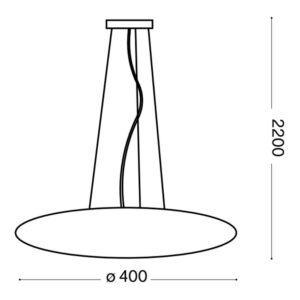Оригинална размерна схема на Ideal Lux Glory SP3 D40 101125