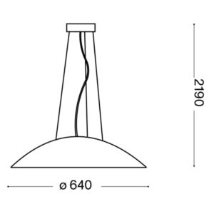Схема с размери на Ideal Lux Lena SP3 D64 035727