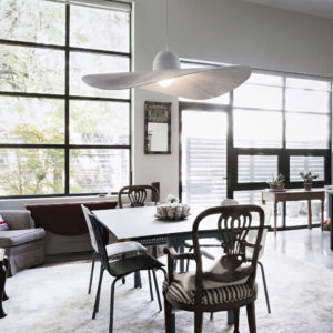 Бял пендел Ideal Lux Madame SP1 в интериор
