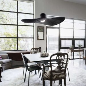 Черен пендел Ideal Lux Madame SP1 в интериор