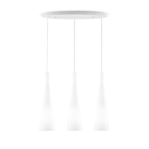 Бял пендел Ideal Lux Milk SP3 030326 - общ изглед