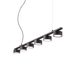 Пендел Ideal Lux Minor Linear SP6 235486 6хGX53 черен