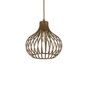 Пендел за кухня Ideal Lux Onion SP1 D23 205281 с кафяв метален абажур