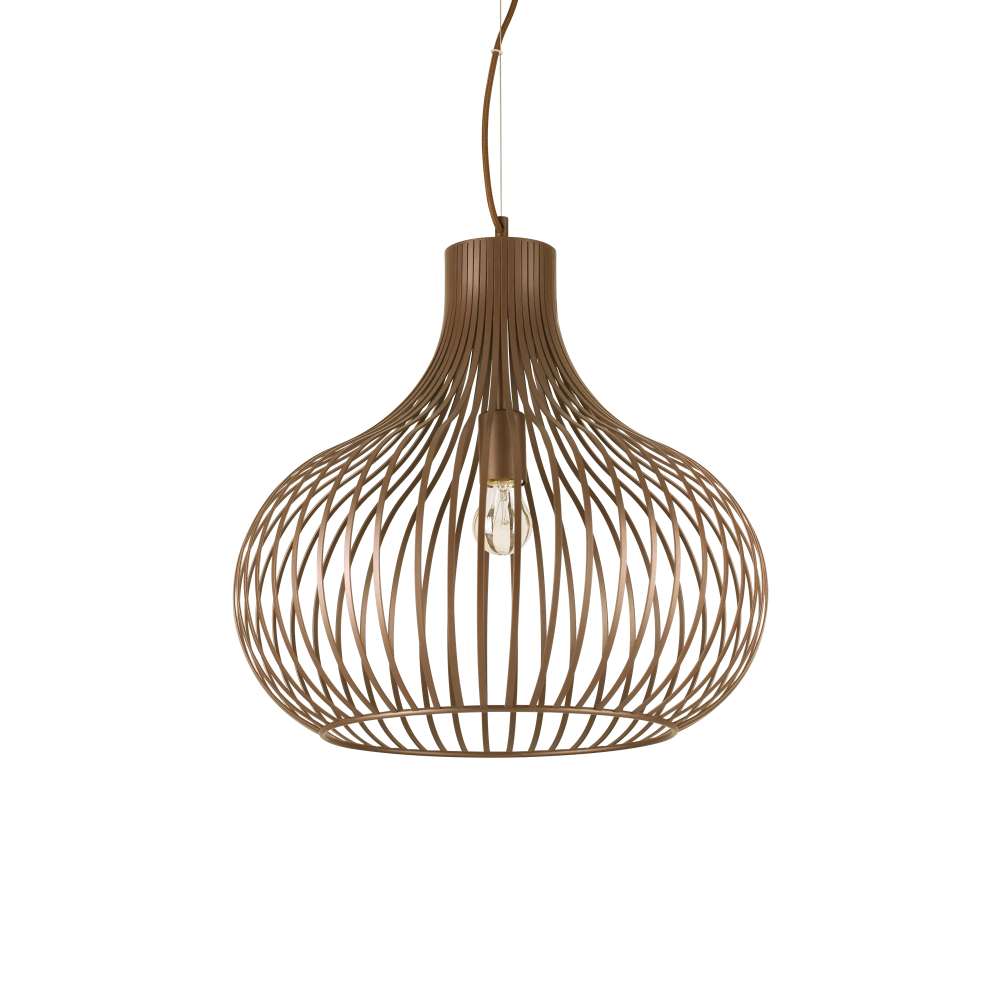 Пендел за кухня Ideal Lux Onion SP1 D47 205304 с кафяв метален абажур