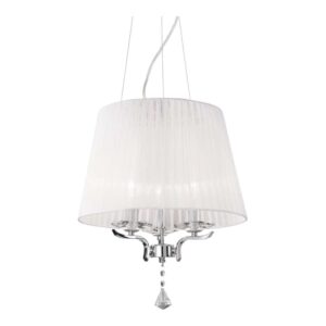 Пендел Ideal Lux Pegaso SP3 059235 3хE14 Ø40 см хром - продуктова снимка