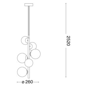 Perlage SP06 317793 - схема с размери в милиметри Perlage SP06 317793 - схема с размери в милиметри