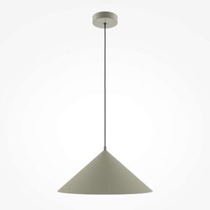 Пендел с конусовиден метален абажур в сив цвят на Maytoni Basic colors MOD167PL-01BG