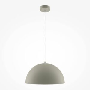 Пендел с полусферичен метален абажур в сив цвят на Maytoni Basic colors MOD168PL-01BG