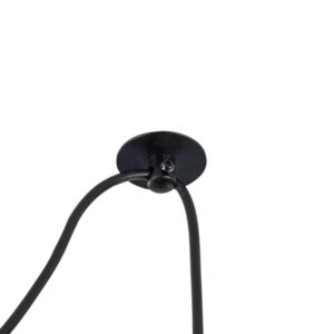 Maytoni Broni T434-PL-01-GR - черната розетка и допълнителното закрепване на кабела Maytoni Broni T434-PL-01-GR - черната розетка и допълнителното закрепване на кабела