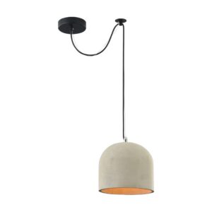 Maytoni Broni T451-PL-01-GR - цялостен изглед със сив бетонен абажур