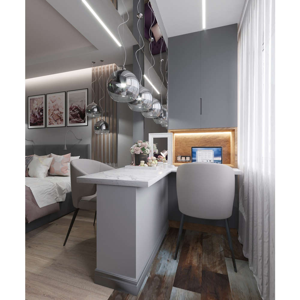 Maytoni Fermi P140-PL-170-1-N - пенделът в цвят никел в интериор