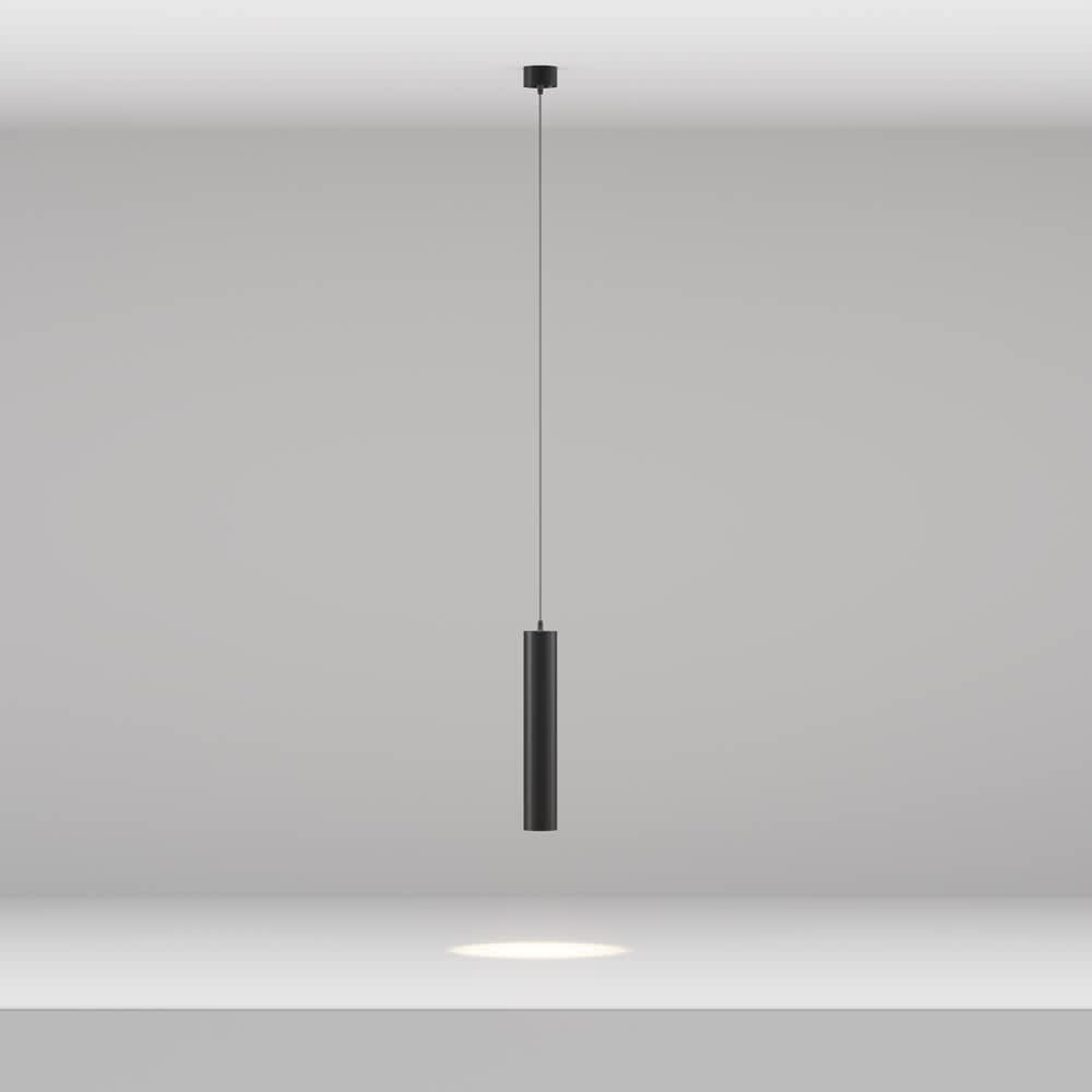 Пендел Maytoni Focus LED P072PL-L12B3K-1, общ изглед на сив фон
