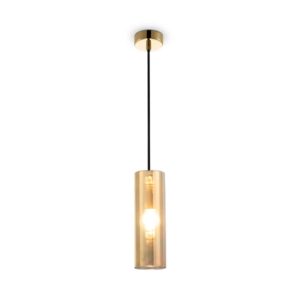 Maytoni Gioia P011PL-01G - пендел със златисто цилиндрично стъкло