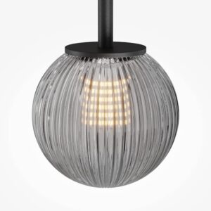 Maytoni Glace MOD547PL-01GR - релефен сферичен абажур Пендел Maytoni Glace MOD547PL-01GR, релефен сферичен абажур