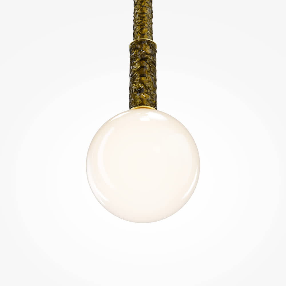 Пендел Maytoni Orotte MOD520PL-01BS, сферичен абажур и релефен държач