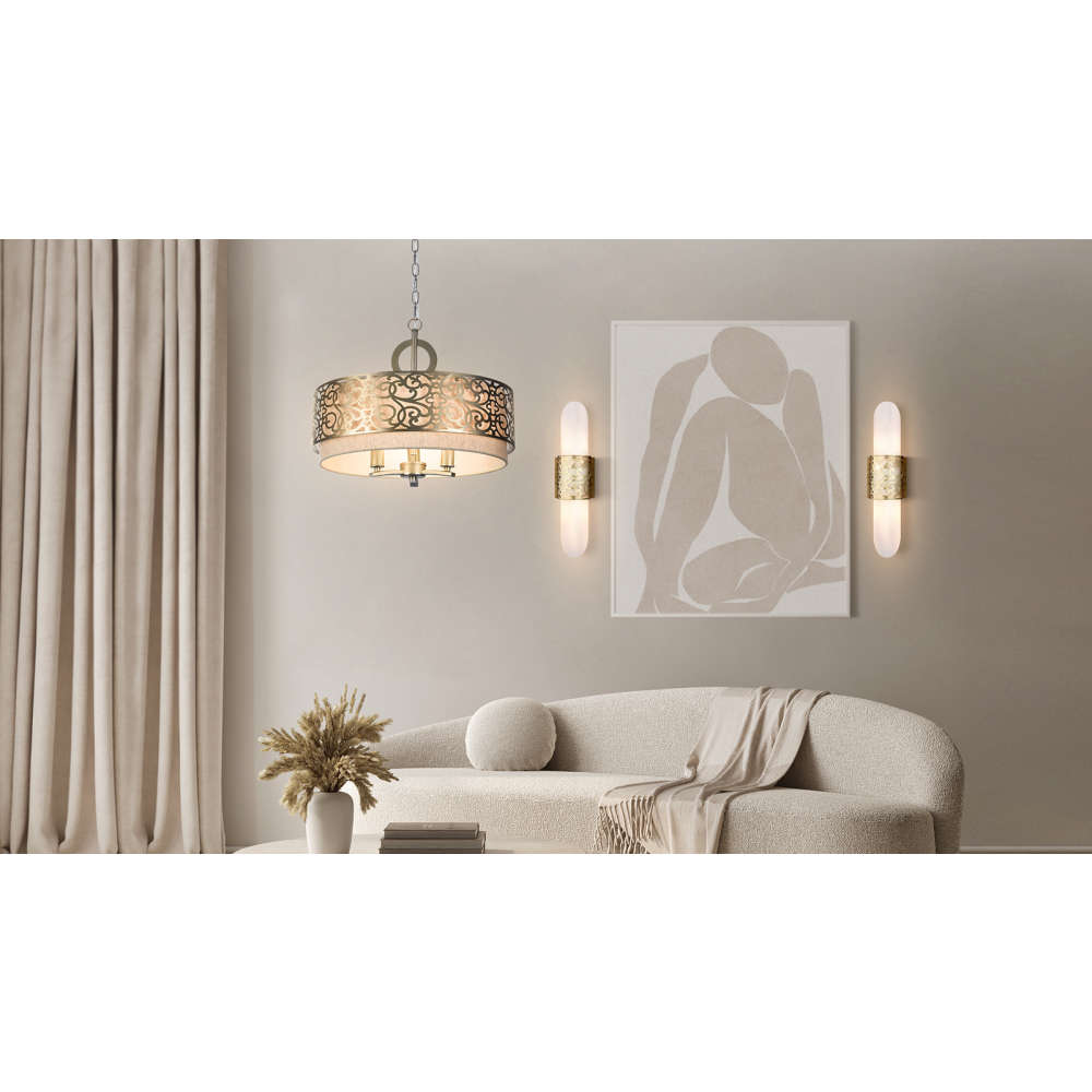 Maytoni Venera H260-03-N - интериор с пендела и аплици от серията Venera