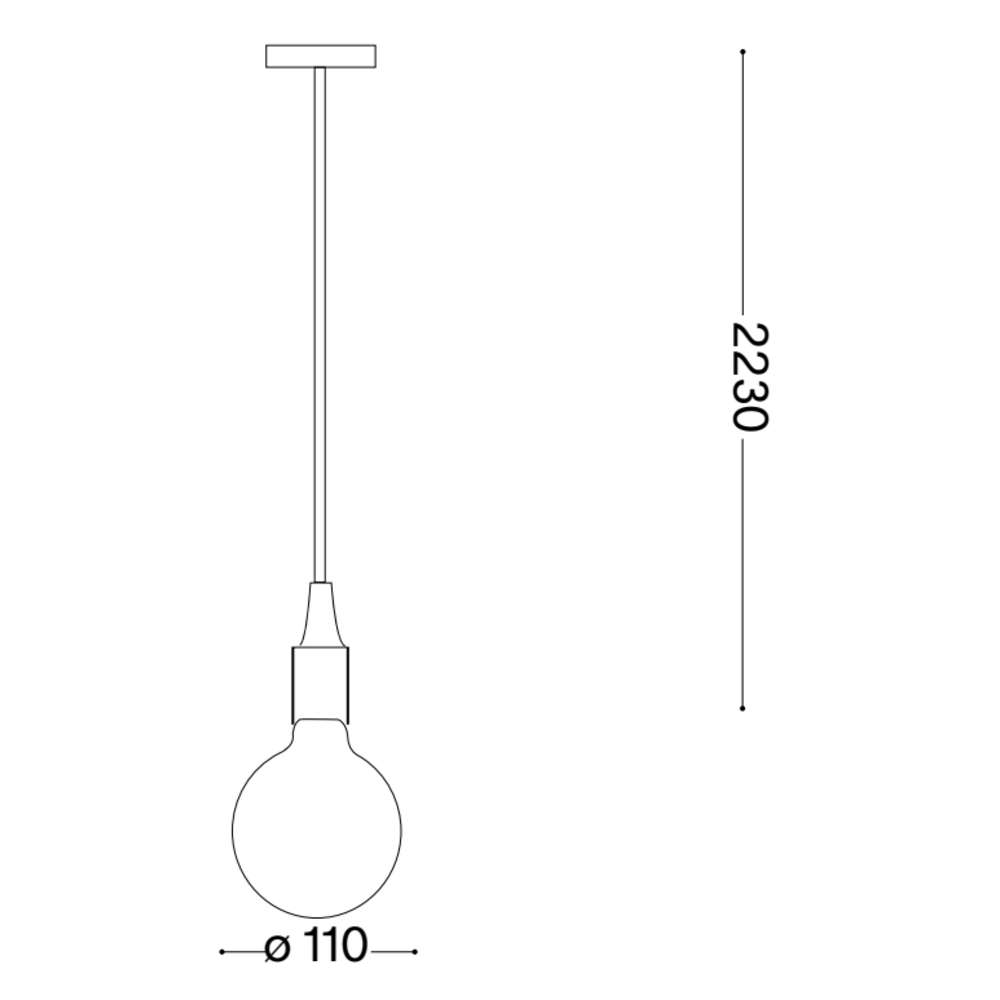 Edison SP1 113302 - схема с размери в милиметри
