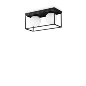 Плафон Ideal Lux Lingotto PL2 304137 2хE14 черен