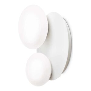 Ideal Lux Ninfea PL2 306957 - плафон с бяло метално тяло и бяло матирано стъкло