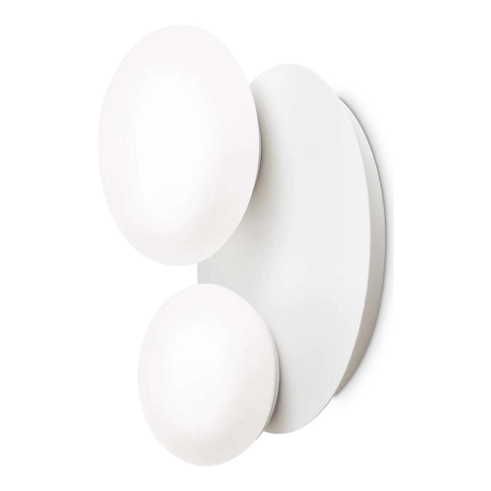 Ideal Lux Ninfea PL2 306957 - плафон с бяло метално тяло и бяло матирано стъкло