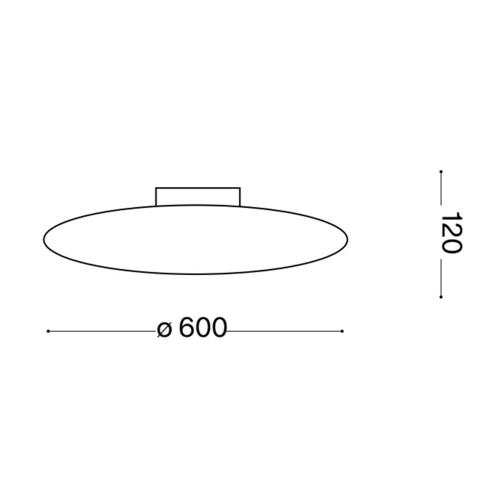 Ideal Lux Smarties PL3 D60 032023 - схема с размери