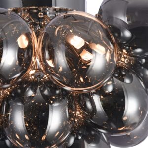 Maytoni Balbo MOD112CL-08N - детайл на опушените стъкла и светлинните източници
