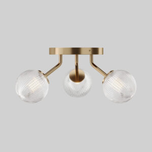 Плафон Maytoni Glace MOD547CL-03BZ, изглед на сив фон