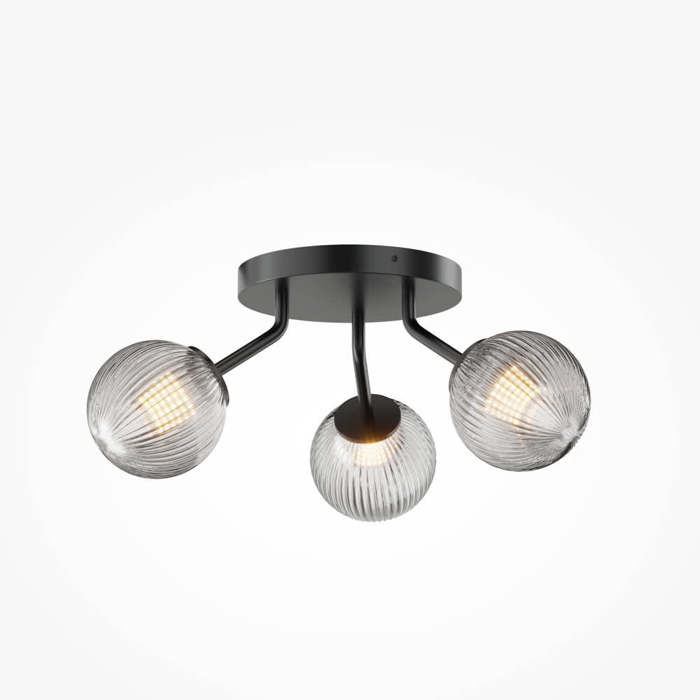 Плафон Maytoni Glace MOD547CL-03GR, изглед отдолу