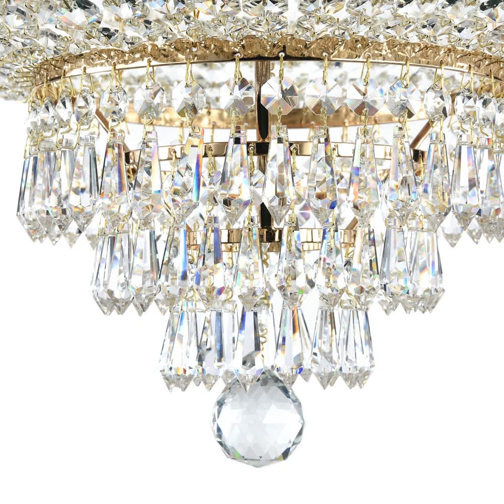 Maytoni Palace DIA890-CL-18-G - детайл на кристалните висулки